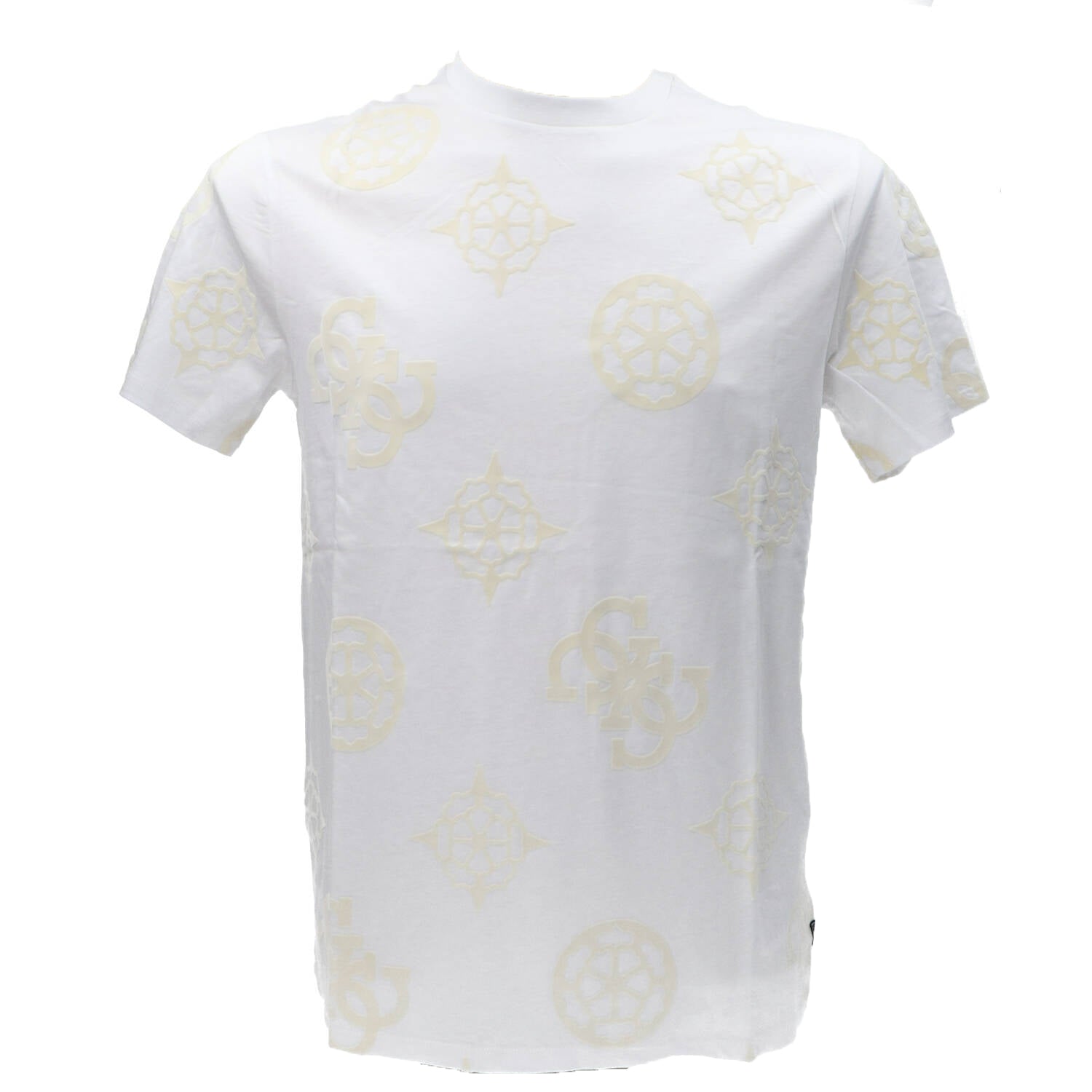Guess T-shirt T-shirt SS BSC GUESS PEONY PRINT TEE Bianco