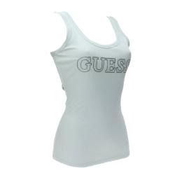 Canotte SL EMBELLISHED LOGO TANK TOP Verde Acqua