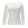 Guess Maglioni Maglioni LS TRIANGLE LOGO ELIZA SWTR Bianco - Foto 1
