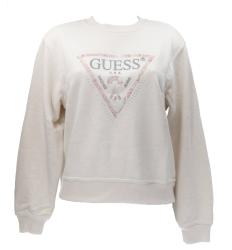 Guess Felpe Felpe CN PYTHON TRIANGLE LOGO FLECEE Off White