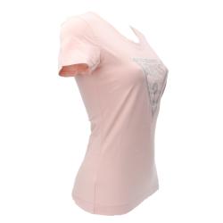 T-shirt SS CN SHINY TRIANGLE TEE Rosa