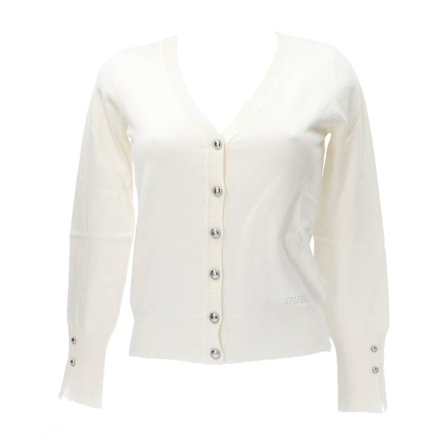 Guess Cardigan Cardigan ZENA CARDI LS SWTR Bianco