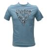 Guess T-shirt T-shirt SS CN TRIANGLE TEE Azzurro - Foto 1