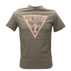 Guess T-shirt T-shirt SS CN TRIANGLE TEE Verde