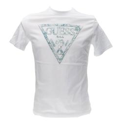 Guess T-shirt T-shirt SS CN TRIANGLE TEE Bianco