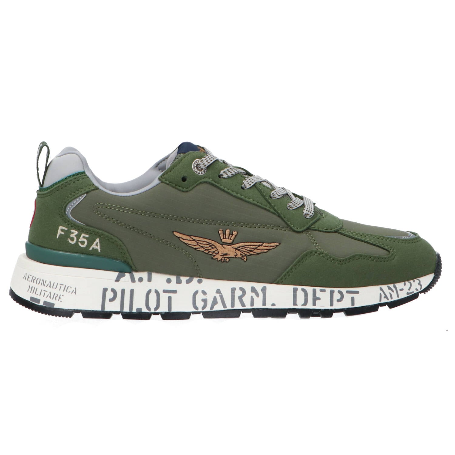 Aeronautica Militare Sneakers Sneakers Pilot garm 251SC276CT3332 Verde scuro