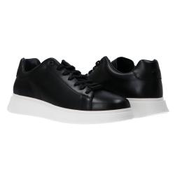 Sneakers Bulton runn total leather Nero