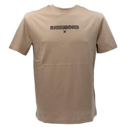 Richmond T-shirt T-shirt T-SHIRT CAUSENI Beige