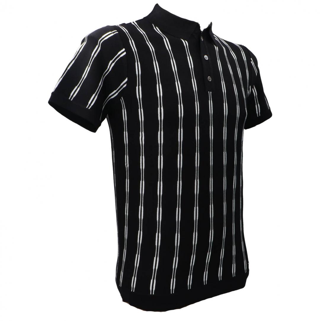 POLO IN MAGLIA Nero Bianco POLO IN MAGLIA Nero Bianco 2
