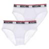 Moschino Intimo Intimo V1A1392 BI-PACK SLIP Bianco - Foto 2