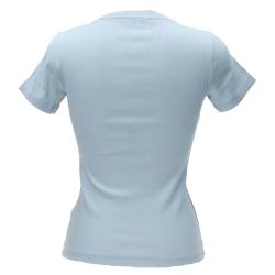 T-shirt GJ SS CN EMBRO SLIM TOP Azzurro