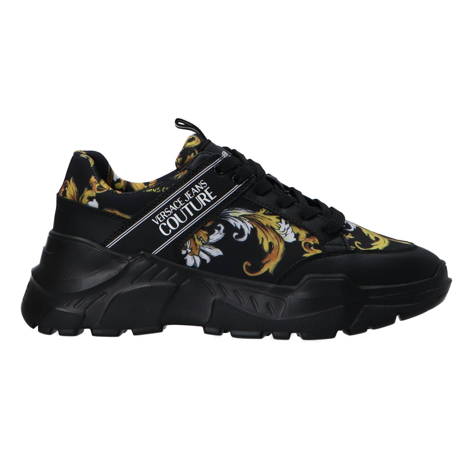 Versace Sneakers Sneakers FONDO SPEEDTRACK DIS. SC2 SHOES PRINTED Nero