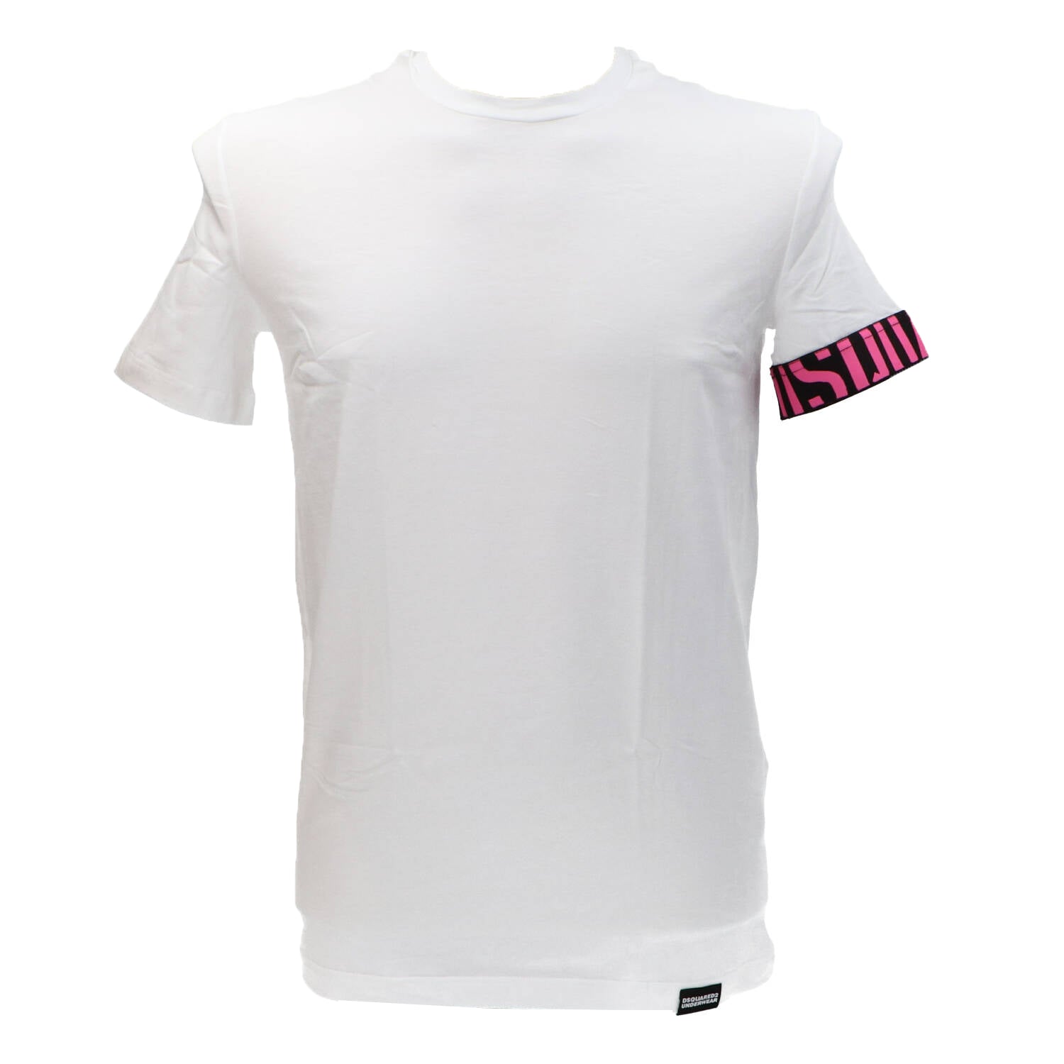 Dsquared2 T-shirt T-shirt D9M3S5770 T-SHIRT Bianco Fucsia