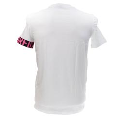 T-shirt D9M3S5770 T-SHIRT Bianco Fucsia