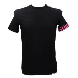 Dsquared2 T-shirt T-shirt D9M3S5770 T-SHIRT Nero Fucsia