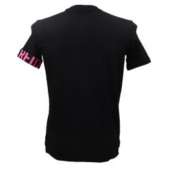 Dsquared2 T-shirt T-shirt D9M3S5770 T-SHIRT Nero Fucsia