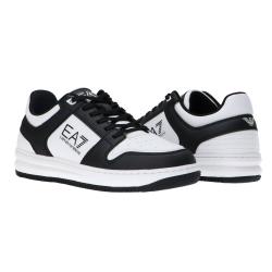 Sneakers Baseline in pelle Bianco nero