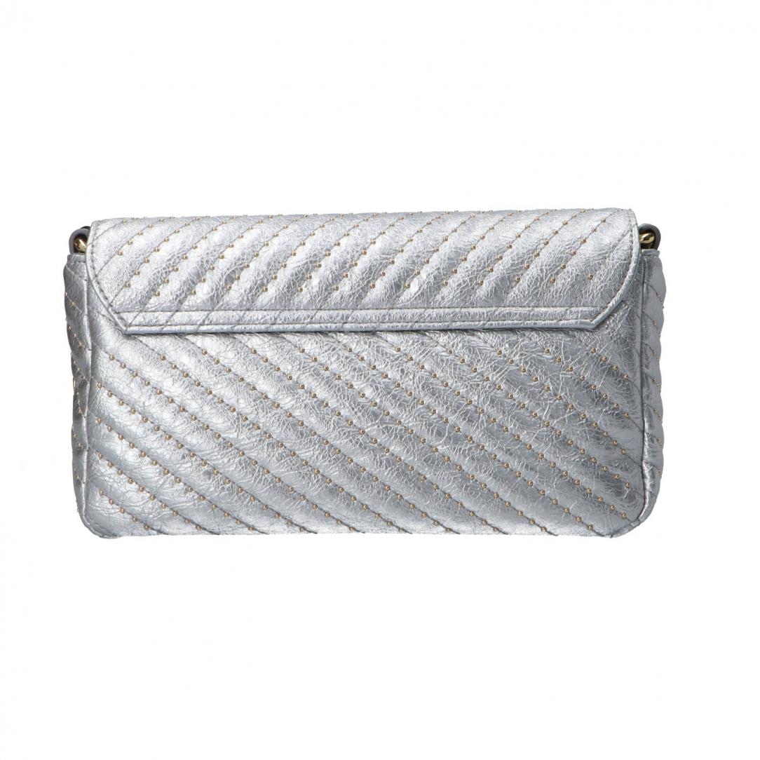 SHOULDER BAG AMIAR Argento oro 3