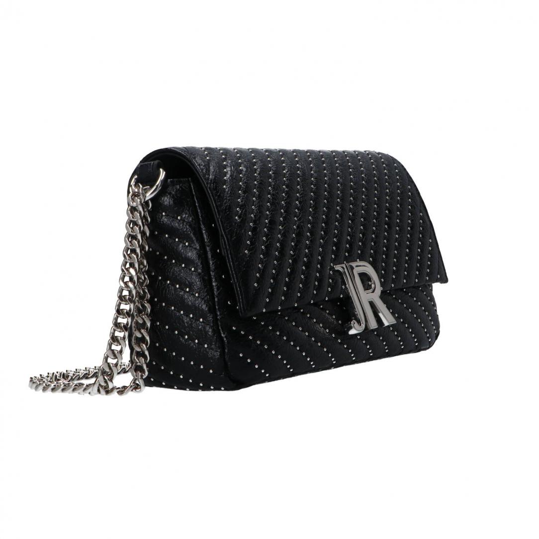 SHOULDER BAG AMIAR Nero argento SHOULDER BAG AMIAR Nero argento 2