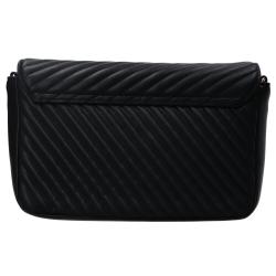 Borse tracolla LEATHER SHOULDER BAG ANGUSI Nero