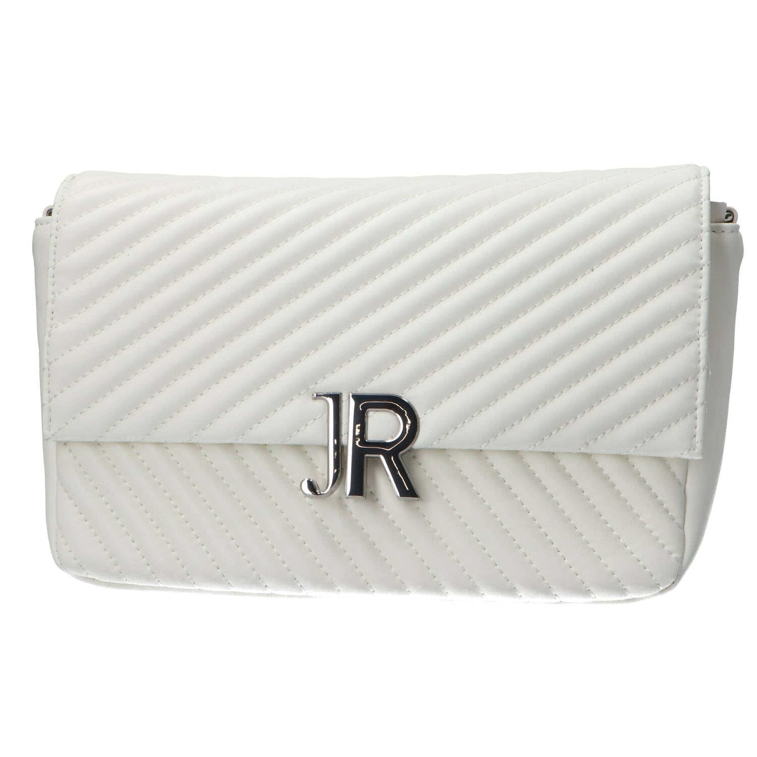Richmond Borse tracolla Borse tracolla LEATHER SHOULDER BAG ANGUSI Bianco