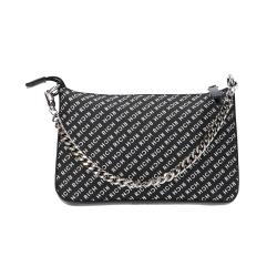 Richmond Borse a spalla Borse a spalla SHOULDER BAG DISCE Bianco nero