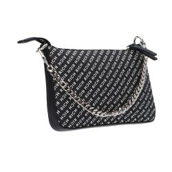 Borse a spalla SHOULDER BAG DISCE Bianco nero