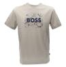 Boss T-shirt T-shirt TE_LOGOSPACE Beige - Foto 1