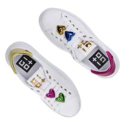 Sneakers Charm logo multicolor Fucsia