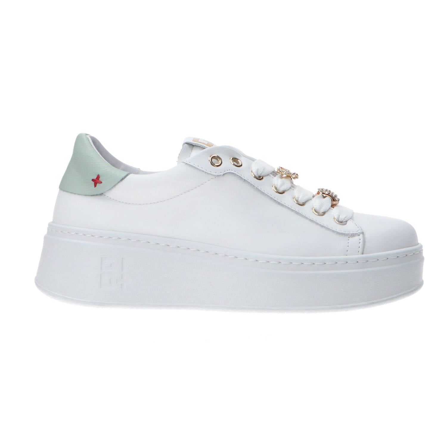 Gio Più Sneakers Sneakers Charm logo multicolor Verde Acqua