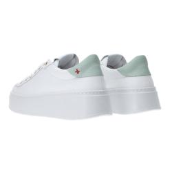 Sneakers Charm logo multicolor Verde Acqua