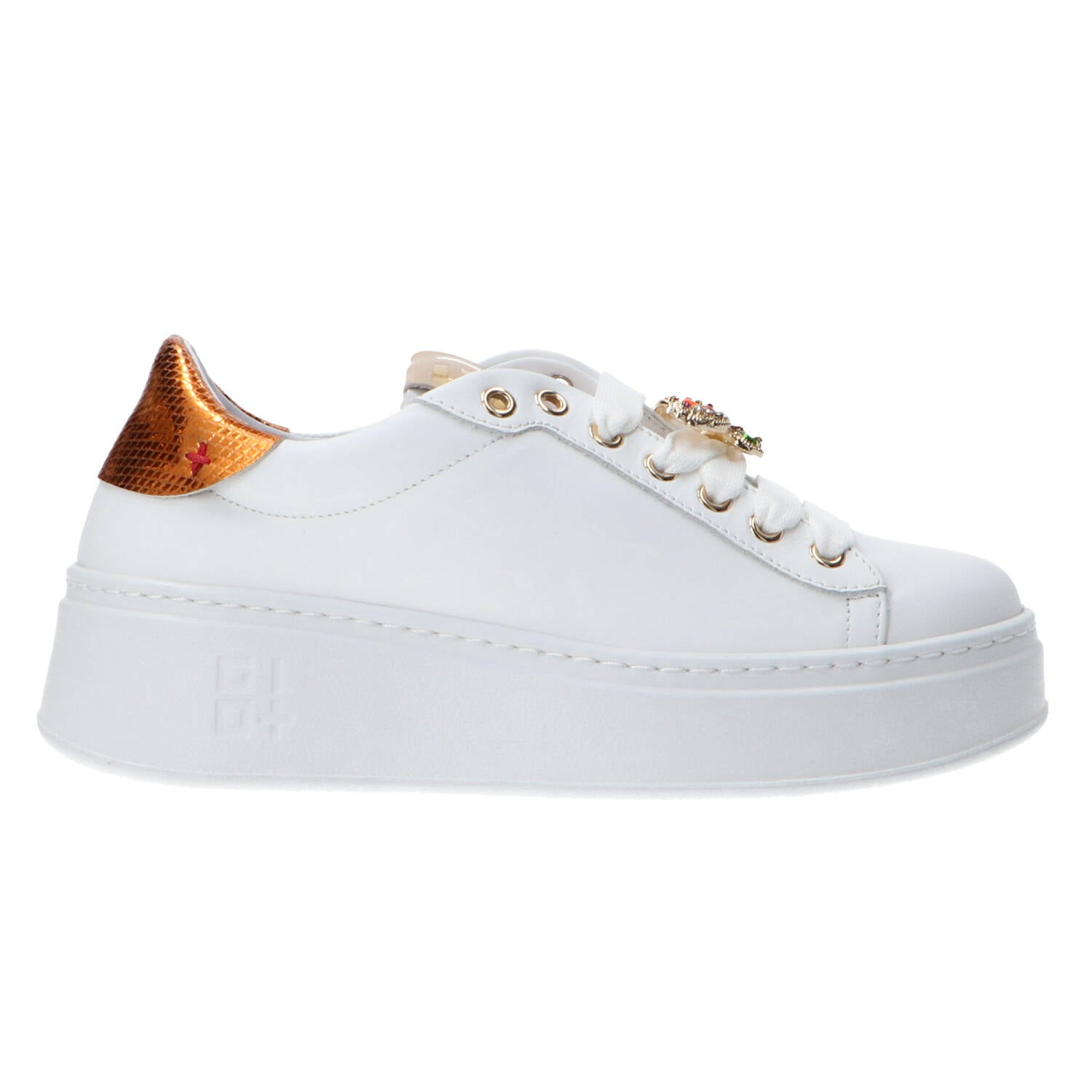 Gio Più Sneakers Sneakers Charm logo multicolor Arancione