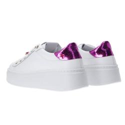 Sneakers Charm logo multicolor Viola