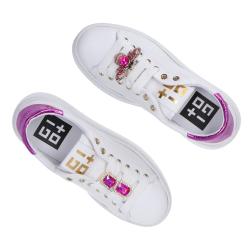 Sneakers Charm logo multicolor Viola