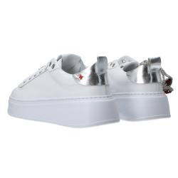 Sneakers Charm logo multicolor Argento