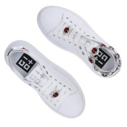 Sneakers Charm logo multicolor Argento