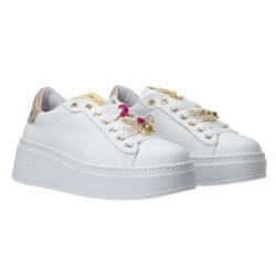 Sneakers Charm logo multicolor Giallo