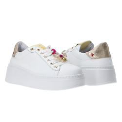 Sneakers Charm logo multicolor Giallo