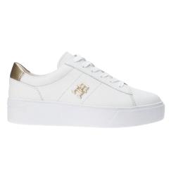 Tommy Hilfiger Sneakers Sneakers PLATFORM COURT SNEAKER METALLIC Bianco