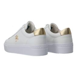 Sneakers PLATFORM COURT SNEAKER METALLIC Bianco