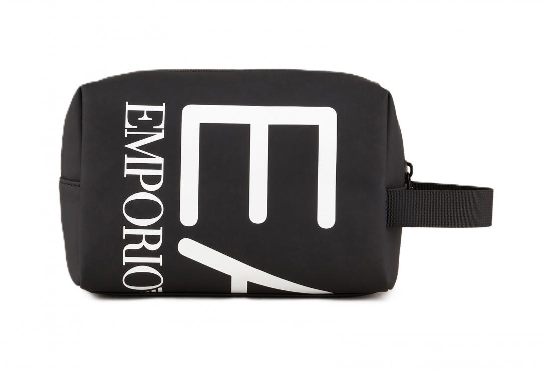 POCHETTE MAXI LOGO Nero Bianco 1