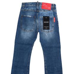 Jeans CARROT FIT SCRITTE LASER M62 Denim