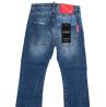Jeans CARROT FIT SCRITTE LASER M62 Denim