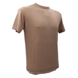 Maglia MAGLIA GIROCOLLO M.C. ME3022SS Marrone