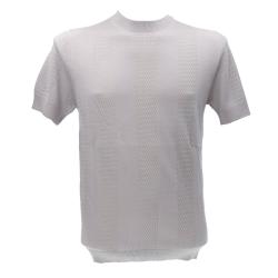Over D Maglia Maglia MAGLIA PARICOLLO TRAFORI M31 Grigio