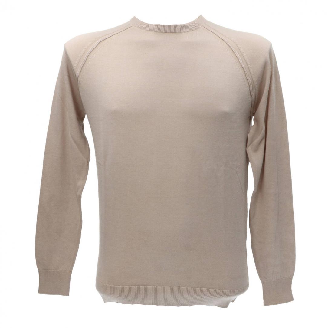 PULLOVER PARICOLLO RAGLAN M07 Beige 1