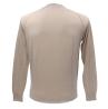 Over D Maglioni Maglioni PULLOVER PARICOLLO RAGLAN M07 Beige - Foto 3