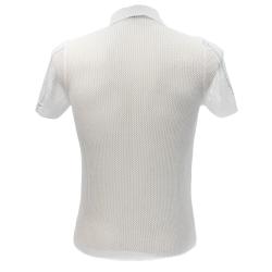 Polo MAGLIA SCOLLO POLO M37 Bianco