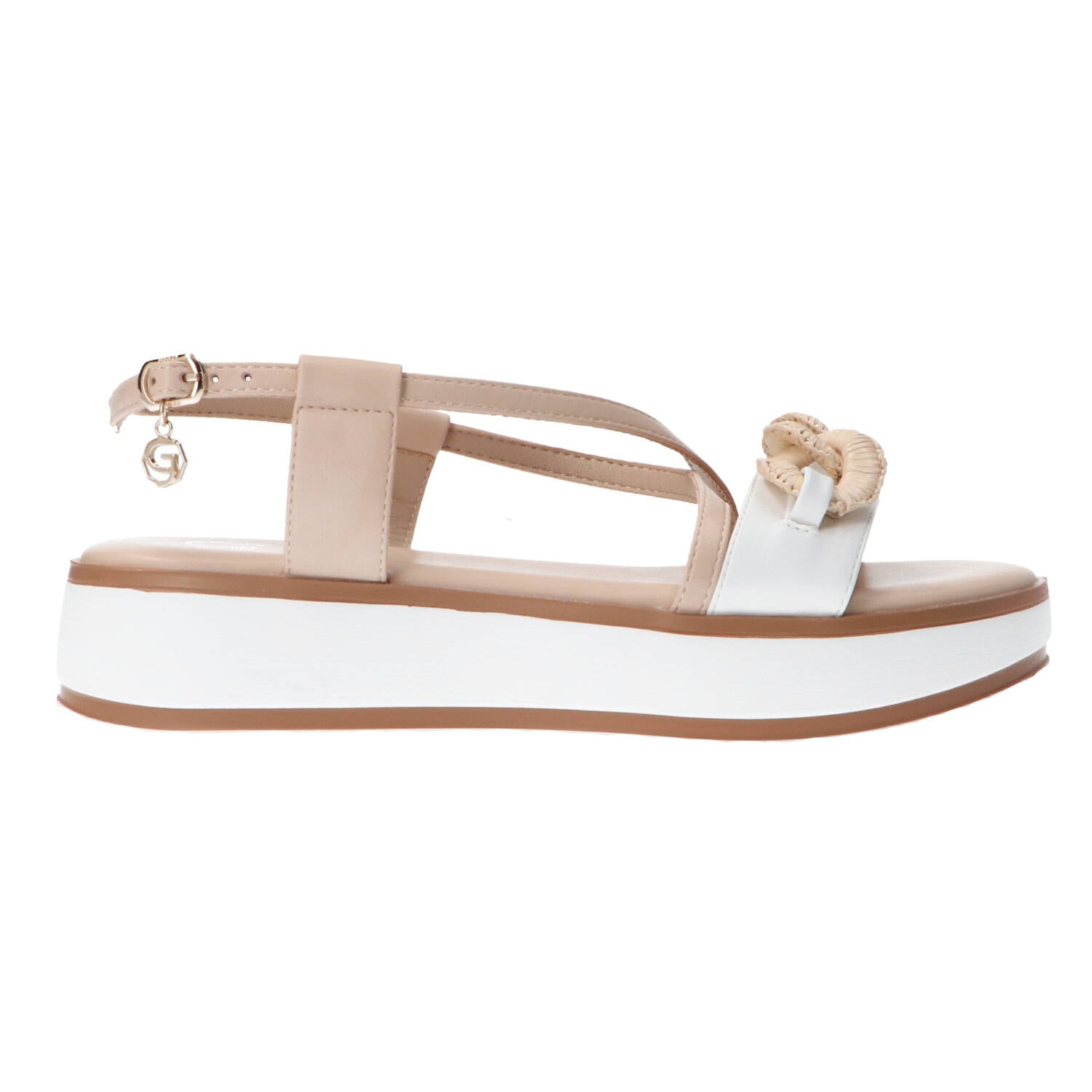 Gold&gold Sandali Sandali GH76 intreccio ecopelle Bianco