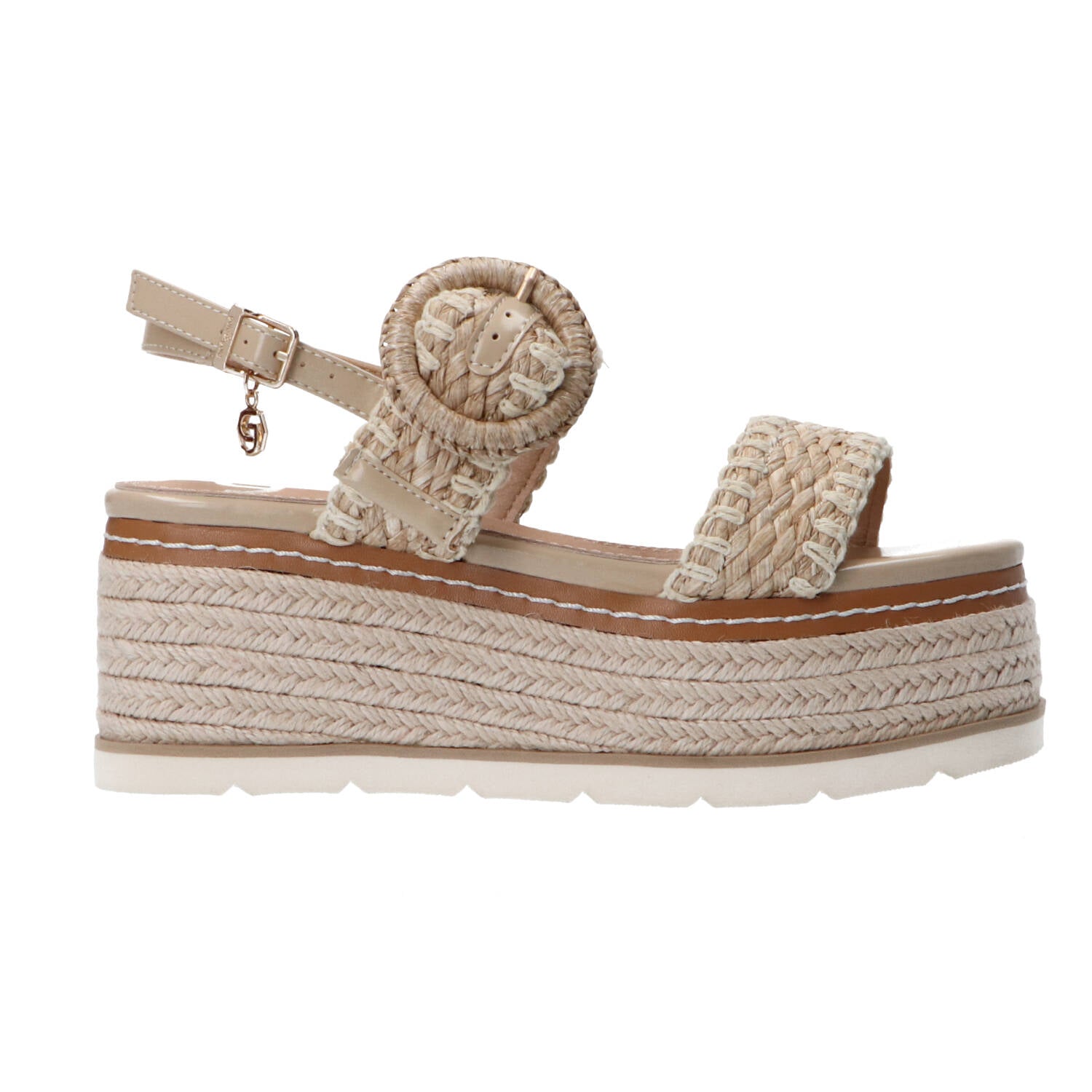 Gold&gold Sandali Sandali GK189 Intreccio corda Beige